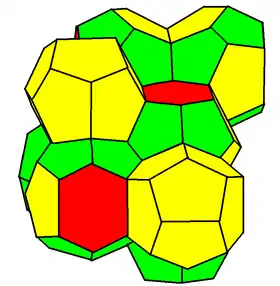 Estructura de Weaire–Phelan (celdas poliédricas)