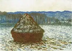 Wheatstack, 1890-91. óleo sobre lienzo. Instituto de Arte de Chicago.