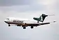 Boeing 727-2A1-Adv. de Mexicana (XA-MXI) aterrizando en el Aeropuerto Internacional de Miami.