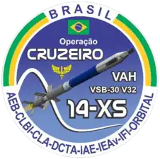 Parche del lanzamiento del VSB-30 V.32 con vehículo 14-X