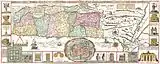 Jacobus Tirinus, Mapa de la Tierra Santa, 1632.
