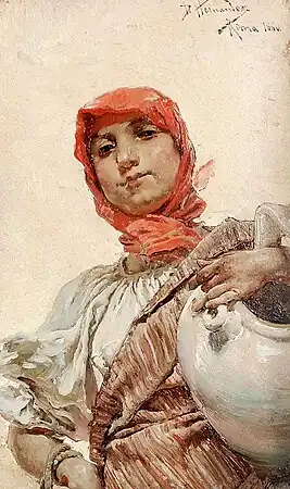 La portadora de agua (1880)