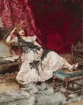 Mujer en reposo (1886)