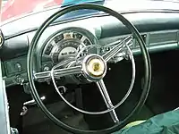 Interior del Chrysler Imperial Custom cupé de 1953