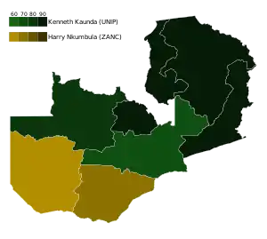 Elecciones generales de Zambia de 1968