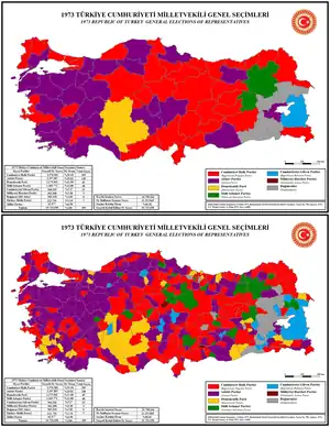 Elecciones generales de Turquía de 1973