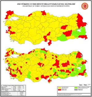 Elecciones generales de Turquía de 1983