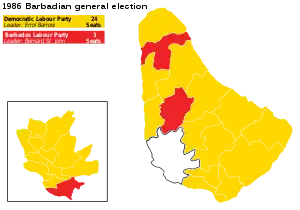 Elecciones generales de Barbados de 1986