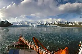 Glaciares al sur de Grytviken