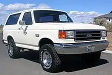 Ford Bronco 1990, vista frontal