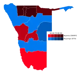 Elecciones generales de Namibia de 1994