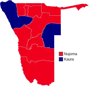 Elecciones generales de Namibia de 1999