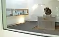 Fotografía realizada en el Mausoleo del Museo Casa Horacio Quiroga-Escultura tallada en raíz de algarrobo por Stephan Erzia