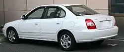 Sedan vista trasera