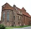 Iglesia de San Jorge en Kętrzyn, en estilo gótico báltico