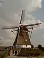 Gassel, el molino: windkorenmolen Bergzicht