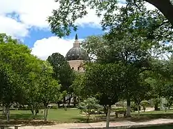 Basílica de Itatí, desde la plaza central.