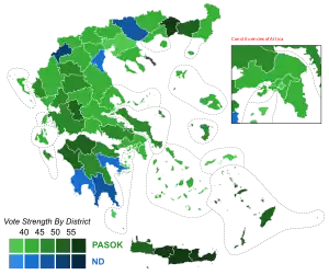 Elecciones parlamentarias de Grecia de 2009