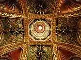 Cúpula interior del camarín de la Virgen en el Templo de San Francisco Javier