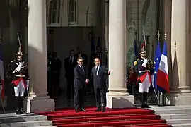 Francia. Traspaso de poderes Sarkozy - Hollande, 15 de mayo de 2012.