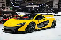 McLaren P1 en el Salón del Automóvil de Ginebra de 2013.