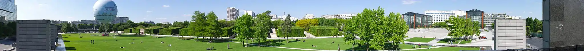 Vista panorámica del parque.