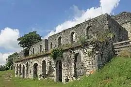 Lateral de la fortaleza