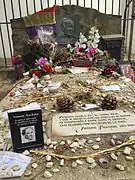 La tumba de Antonio Machado en el cementerio de Colliure