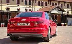 Vista trasera del Audi A4
