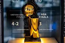 Trofeo de las finales de la NBA.