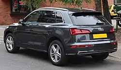 Vista trasera del Audi Q5