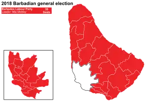 Elecciones generales de Barbados de 2018