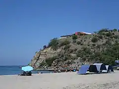 Zona norte de la playa