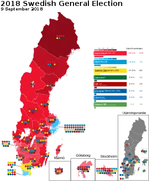 Elecciones generales de Suecia de 2018