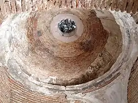 Interior de la cúpula de la «capilla»