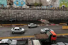 Bloqueo de calles.