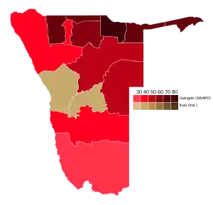 Elecciones generales de Namibia de 2019