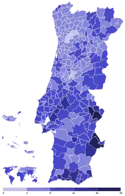 CHEGA! por municipios