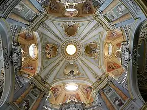 Cúpula de Santa Chiara (Bra), de Bernardo Antonio Vittone, 1742.