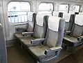 Asiento de la Clase Estándar en el JR-Oeste (tren F)