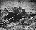 Un M3 37 mm atrincherado en Camp Carson.