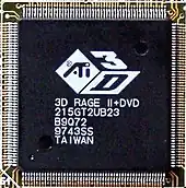 ATI Rage II+DVD chip