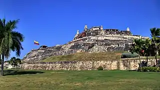 Castillo San Felipe de Barajas de Cartagena de Indias.