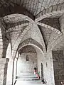 Claustro, bóveda de crucería