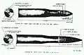 Proyectil de alto poder explosivo Mk II y proyectil antiblindaje M51.