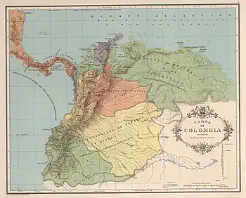 Primeras divisiones coloniales de Tierra Firme, 1538.