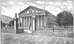 Teatro Nacional en 1884.