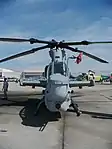 AH-1Z en el air show de Miramar, vista frontal.