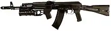 Un AK-74M con GP-30.