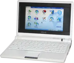 Un ASUS Eee PC netbook.